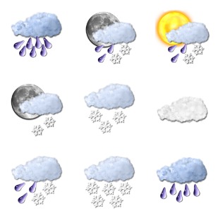 The Weather icon sets preview