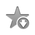 down, star icon