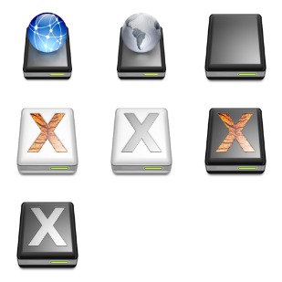World of Aqua Tiger Drives icon sets preview