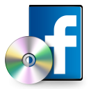 case, dvd, facebook icon