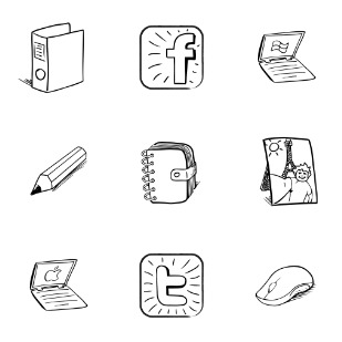 Sketch icon sets preview