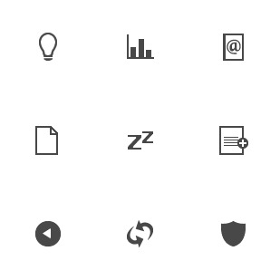 Mono icon sets preview