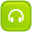 music 01 Green icon
