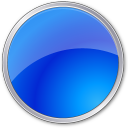 Ball, Blue, Circle icon