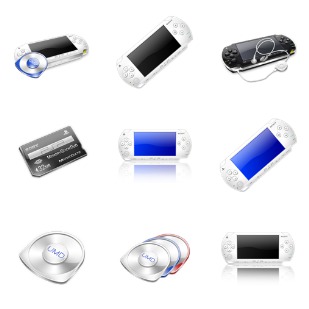 Playstation Portable icon sets preview