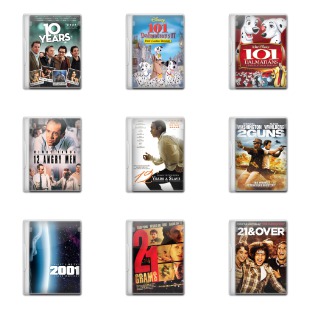 Movie Mega Pack 4 icon sets preview