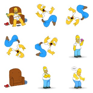 Simpsons 2 icon sets preview