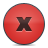 Button, Delete, Red icon