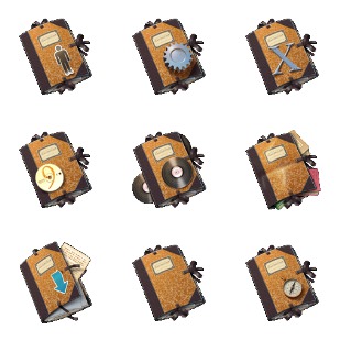 Study Folders icon sets preview