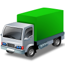 supplier, transport, transportation, vehicle, automobile, truck, supply, lorrygreen icon