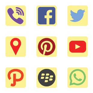 social media icon sets preview