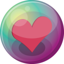 heart pink 3 icon