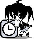 alarm, call me, time, watch, clock, timer, japanese icon