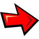Red Right Arrow icon