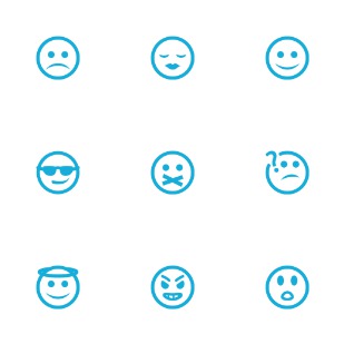 vector - emot icon sets preview