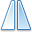 horizontal, flip, shape icon