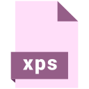 document, xps, file, extension, format icon