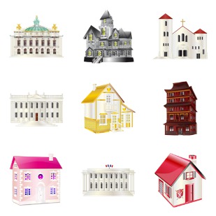 Les 12 Maisons icon sets preview