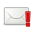 email, gnome, message, mark, important, envelop, mail, letter icon