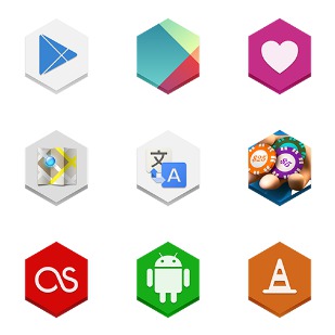Hex Icons icon sets preview
