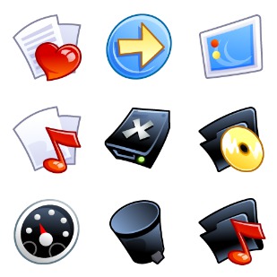 Comic Tiger icon sets preview