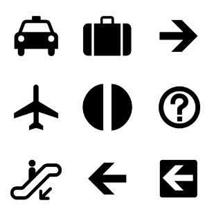 DOT Pictograms icon sets preview