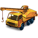Crane, Dodge, Truck icon