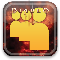 myspace, diablo icon