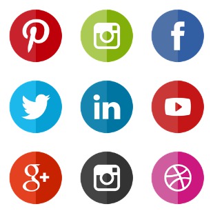 Social Shadow icon sets preview