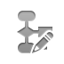 pencil, flowchart icon