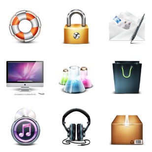 I Love icon sets preview