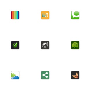 32 Pixel Social Media Icons icon sets preview