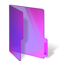 folder, pink icon