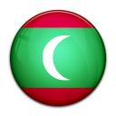 country, flag, maldives icon