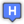 blue,h icon