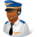 male, pilot icon