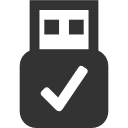 usb, connected icon