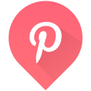 pin, social, logo, pinterest icon
