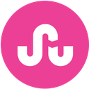social, pink, round, stumbleupon, media icon