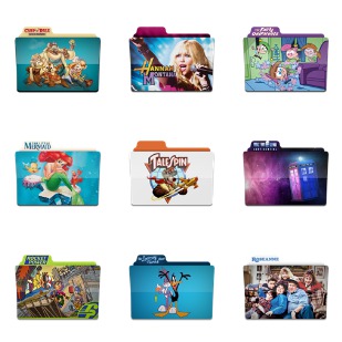TV Show Folder icon sets preview