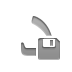 dinar, diskette, sign, currency icon