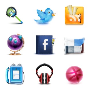 Socializic icon sets preview