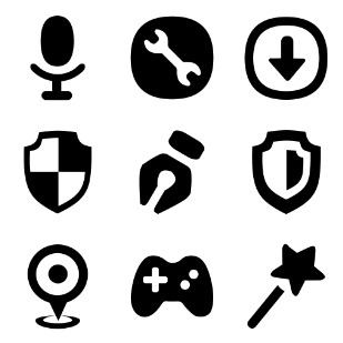 Gentle Edges icon sets preview