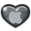 media, apple, social icon