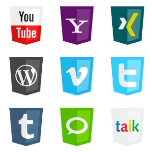 Modern Web icon sets preview