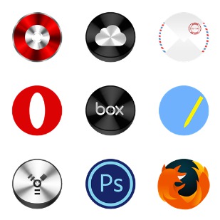 The Circle icon sets preview