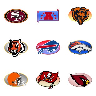 NFL Teams icon sets preview