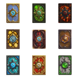 hearthstone deck back icon sets preview