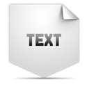 text, clipping icon