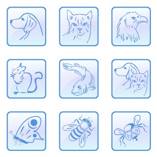 Animal Desk Top icon sets preview